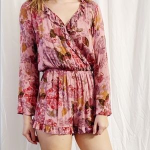 NWT Floral Mossimo Supply Co. Romper